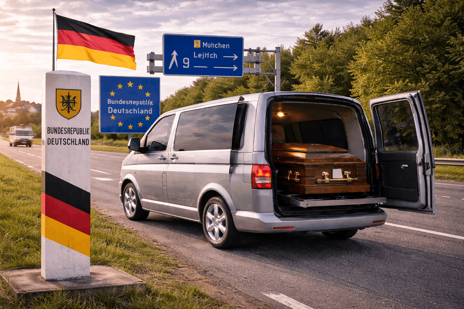 Koszt transportu zwłok z Niemiec